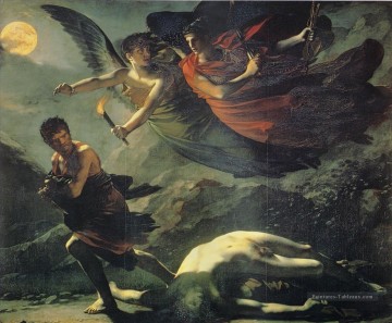Justice et vengeance divine poursuivant le crime romantique Pierre Paul Prud Peinture à l'huile